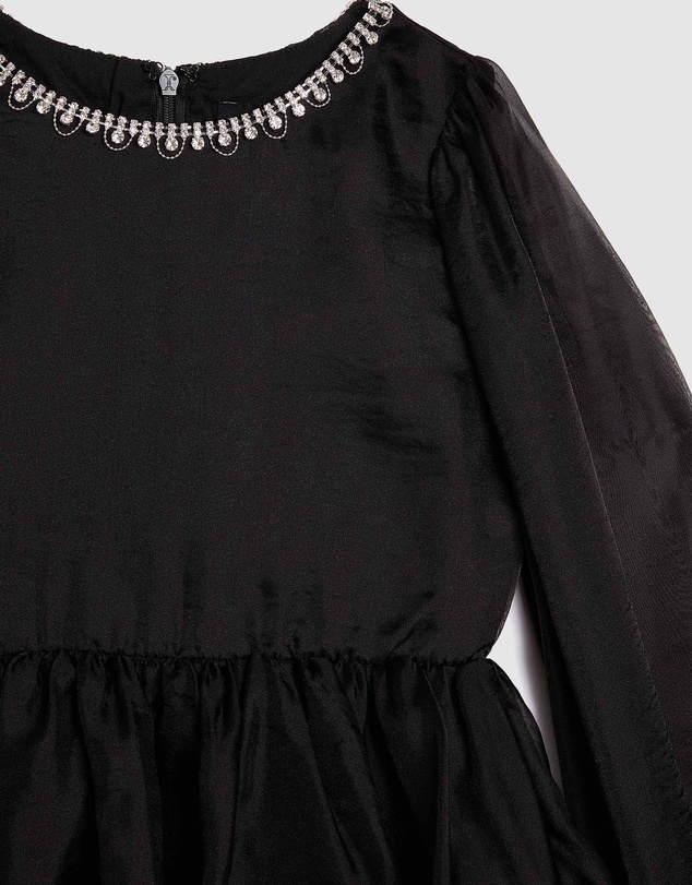 Bardot Junior - Wednesday Organza Trim Dress - Kids-Teens