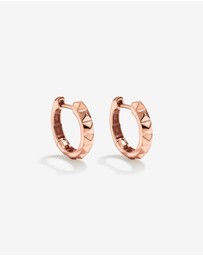 Michael Hill - Signature Connect Huggie Earrings in 10kt Rose Gold