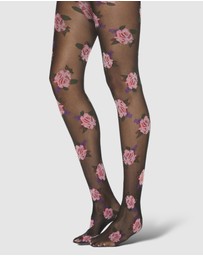 High Heel Jungle - Blushing Sheer Tights