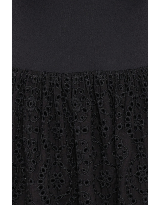 Petal & Pup - Alva Midi Dress - Black Broderie