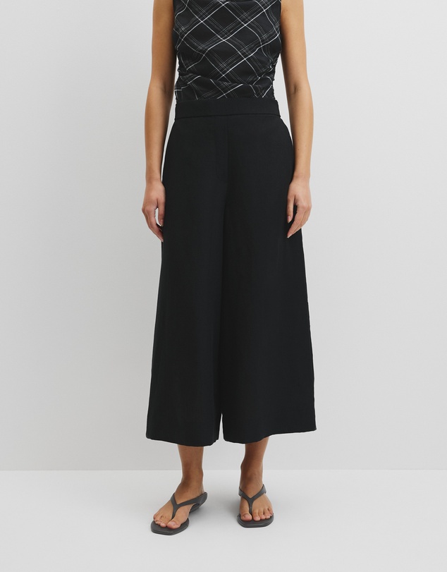 Country Road - Organically Grown Linen Wide-leg Pant