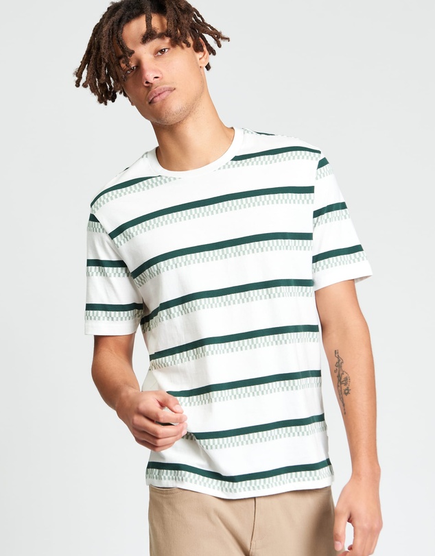 Ben Sherman - Jacquard Stripe Tee