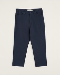 Seasalt - Seasalt Cornwall Navy Albert Quay Slim Fit Crops