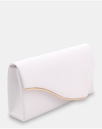 Morgan & Taylor - Jordana Clutch in White