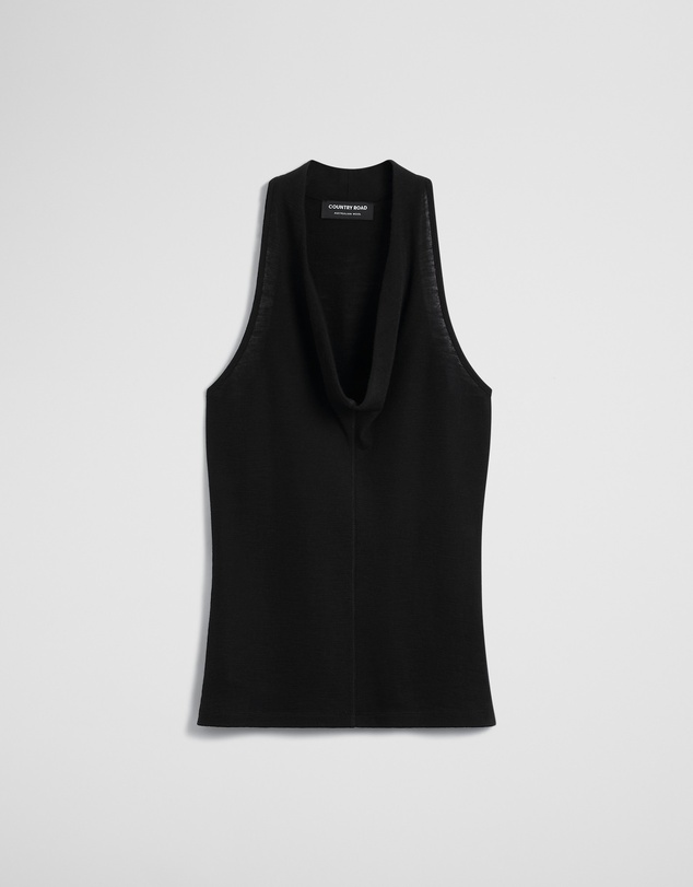 Country Road - Wool V-neck Drape Tank