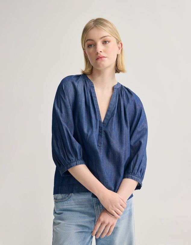 Oxford - Freya Button Up Top