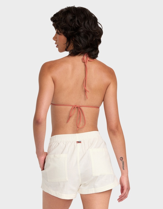 RVCA - Womens Lauryn Sawyer Elastic Waist Shorts
