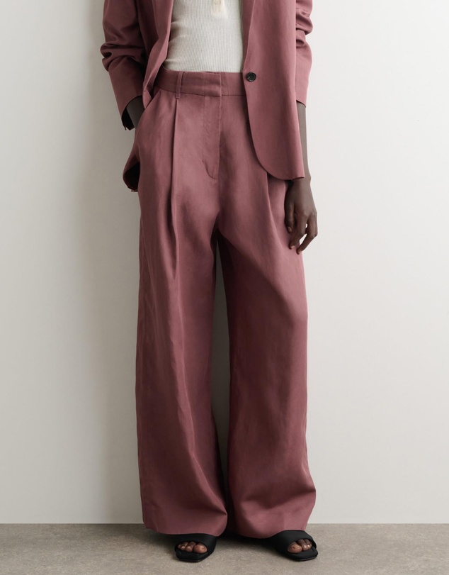 COS - Relaxed Linen-Blend Wide-Leg Trousers