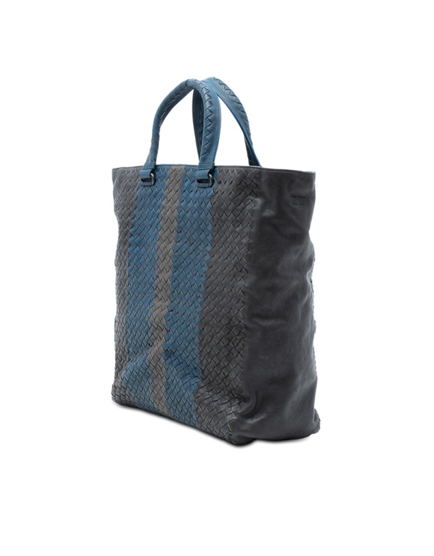 Pre-Loved by Azura Reborn - Pre-Loved Tricolor Nappa Intrecciato Convertible Tote