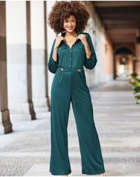 Sosandar - Slinky Pocket Detail Jumpsuit