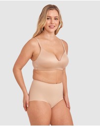 Bras N Things - Body Bliss Wirefree Full Cup Bra - Nude