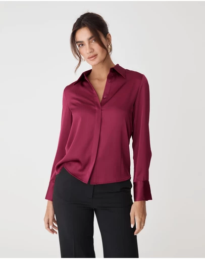 Forcast - Mae Satin Shirt