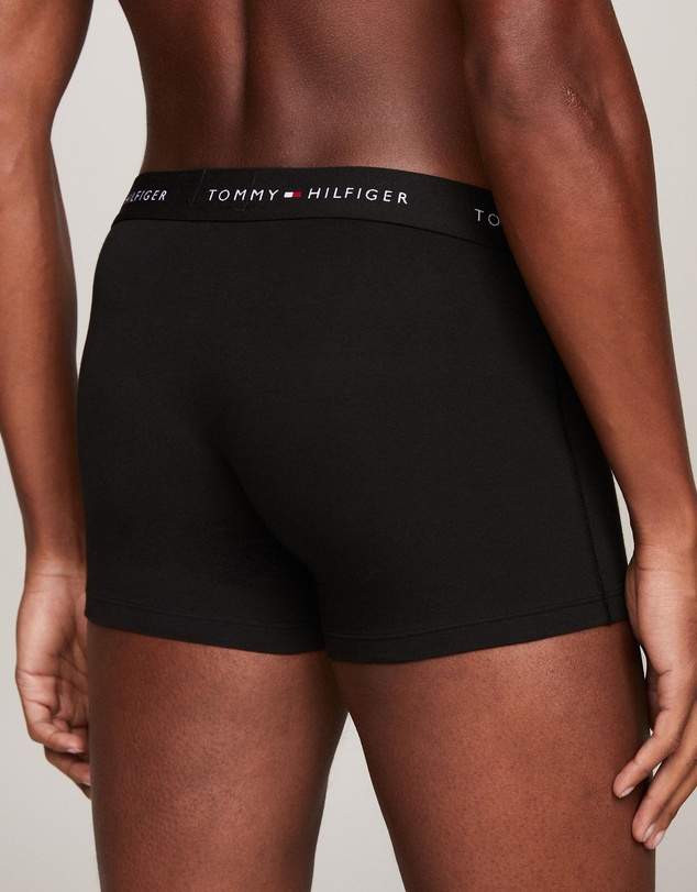 Tommy Hilfiger - 3-Pack Essential Logo Waistband Trunks