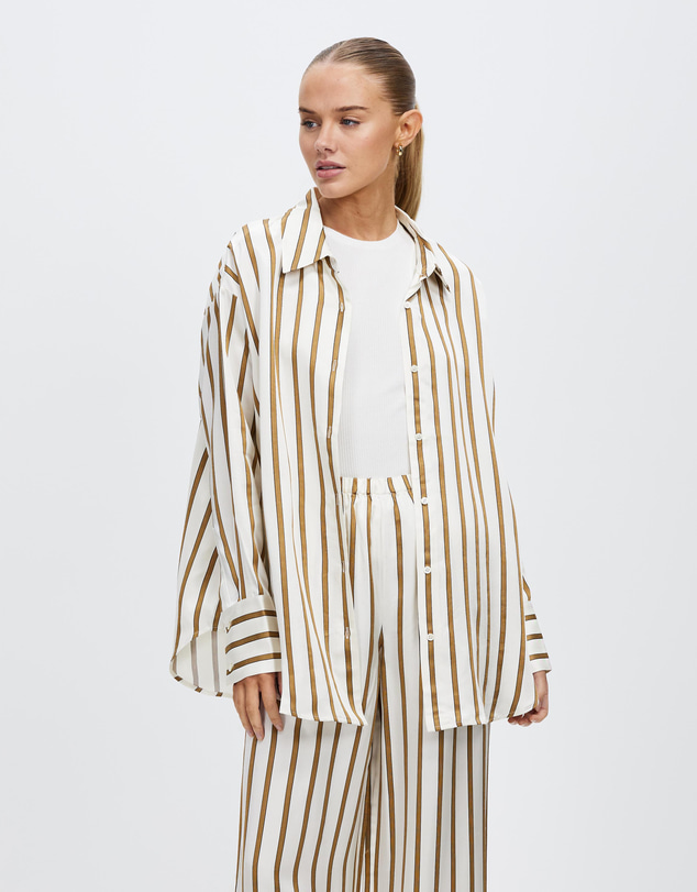 Assembly Label - Italian Jacquard Stripe Shirt