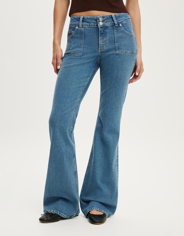 Cotton On - Mid Rise Bootcut Jean