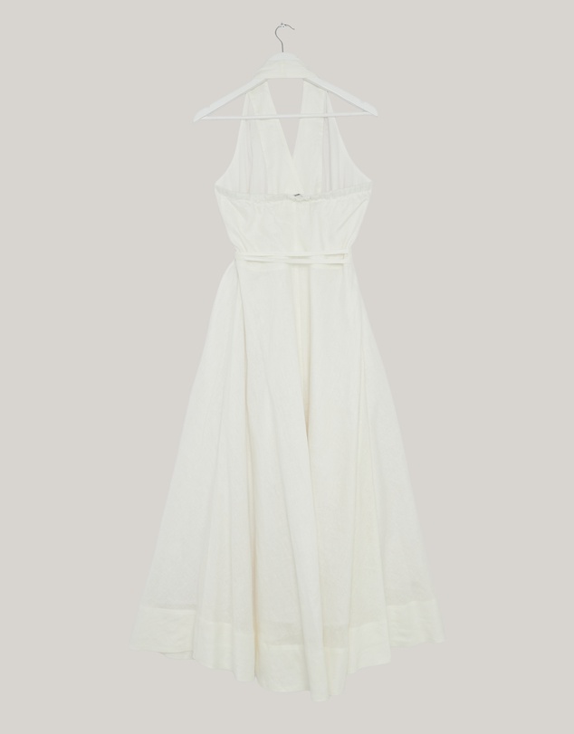 Revibe - Repaired Morrison Ronni Linen Halter Dress - AU 12