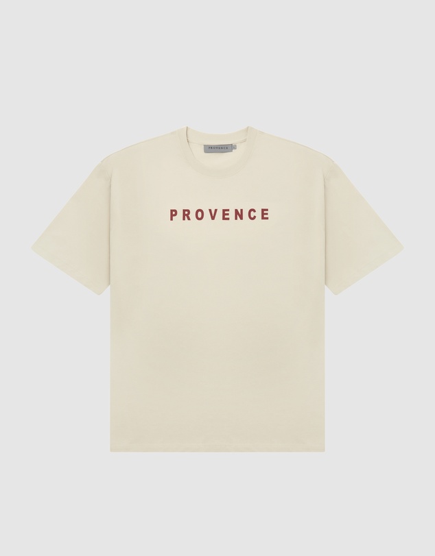 Provence - Bold Logo T-Shirt Beige