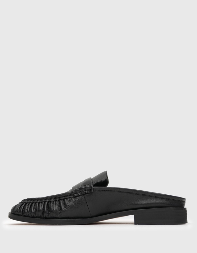 Betts - Harlow Leather Mule Loafers
