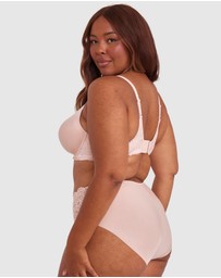 Bras N Things - Audrey Full Brief Knicker - Blush Pink
