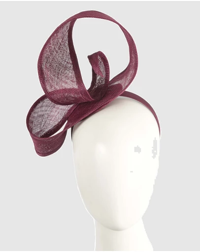 Max Alexander - Tall Sinamay Fascinator Headband