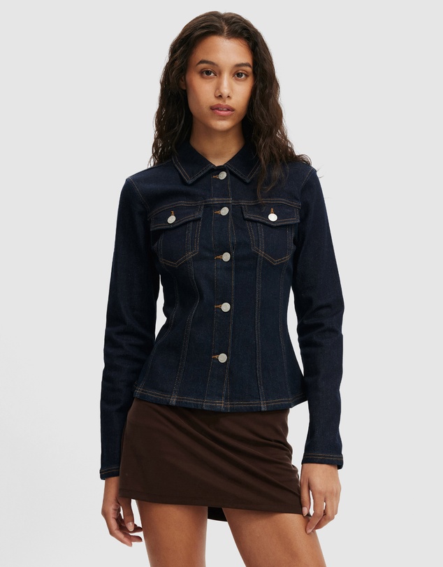 Cotton On - Fitted Denim Jacket