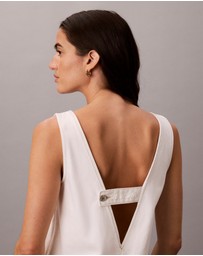 Calvin Klein Jeans - V-Neck Denim Shift Dress