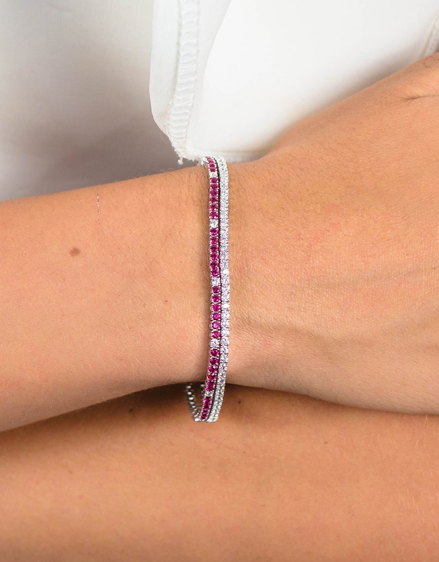 Georgini - Milestone Ruby 2mm Tennis Bracelet