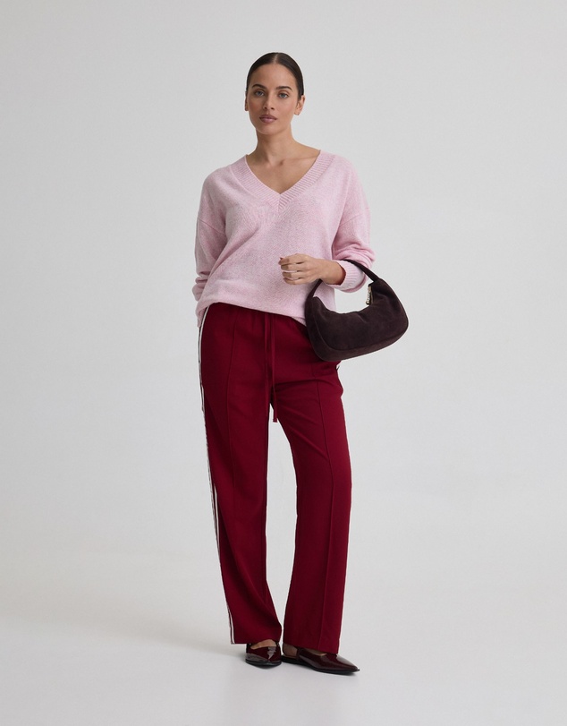 Oxford - Violet Contrast Stripe Pants