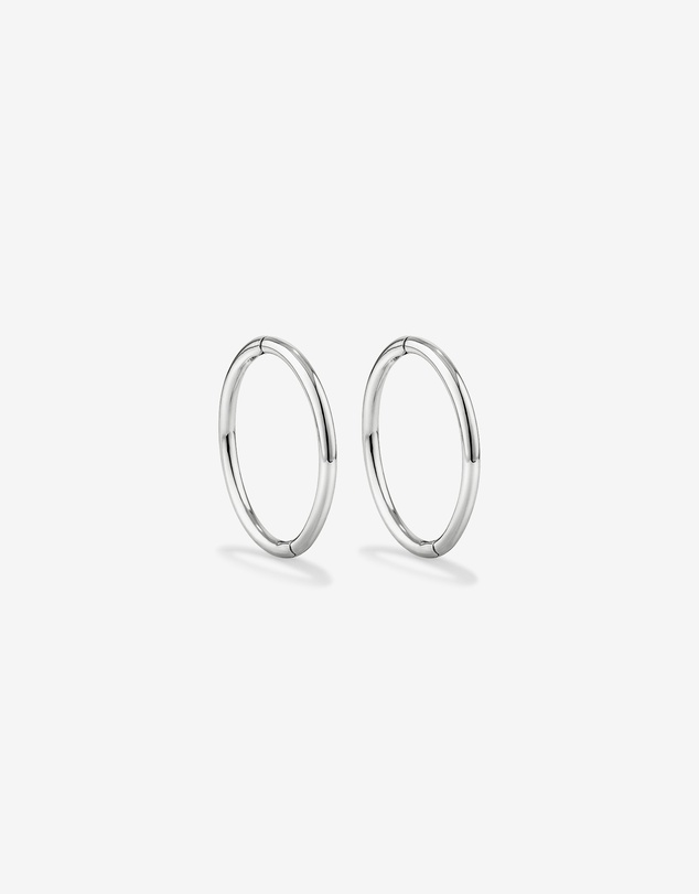 Michael Hill - 12mm Sleeper Earrings in 10kt White Gold