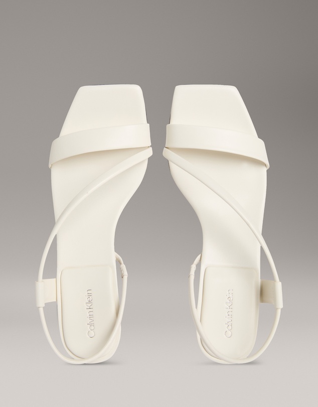Calvin Klein - Leather Heeled Sandals