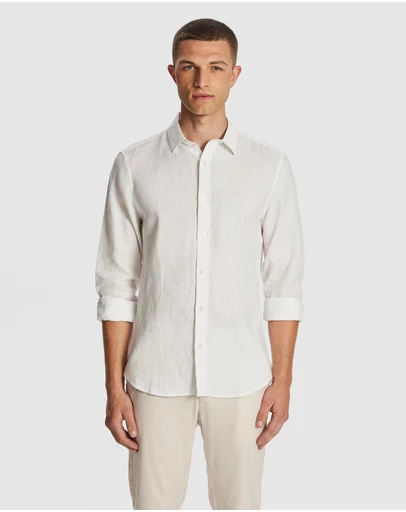 yd. - West Hampton Pure Linen Shirt