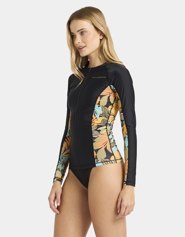 Billabong - Womens Des Tropiques Long Sleeve Rash Vest