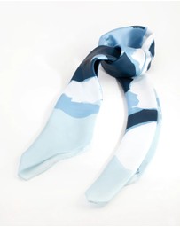 Lovisa - Blue Splatter Bandana Hair Scarf