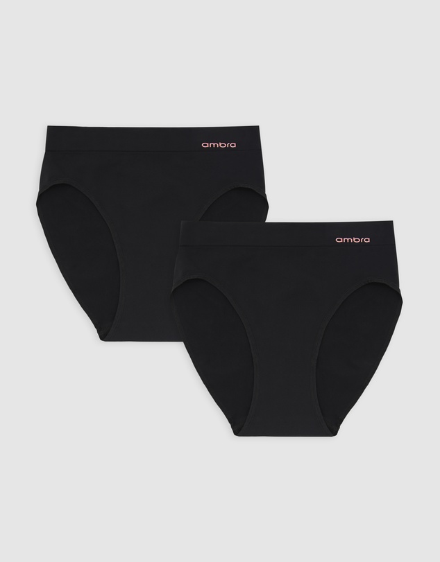 Ambra - 2 Pack Bondi Bare Hi Cut Brief