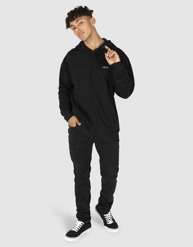 UNIT - UNIT Stack Mens Zip Thru Hoodie