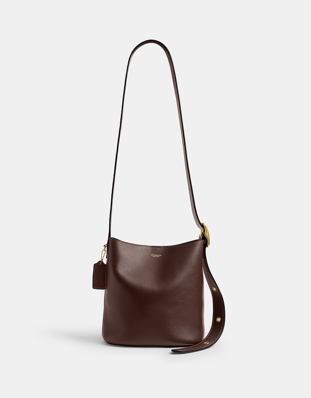 Coach - Natural Grain Leather Bleecker Bucket Bag 21
