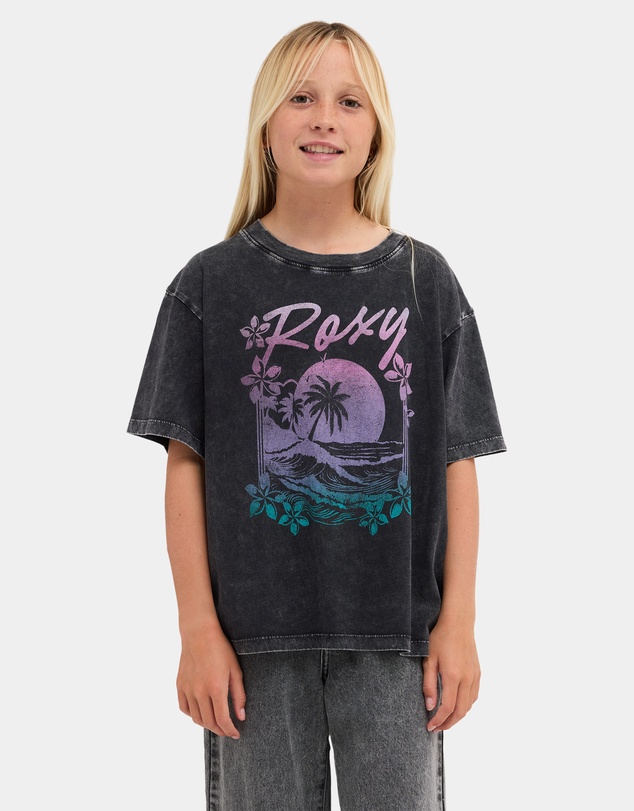 Roxy - Girls 8 to 16 Eveoversize Washed T-Shirt