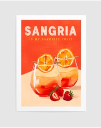 Olive et Oriel - Sangria by The Whiskey Ginger Art Print