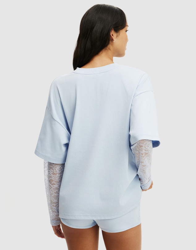 Cotton On Body - Oversized Layered Long Sleeve Top
