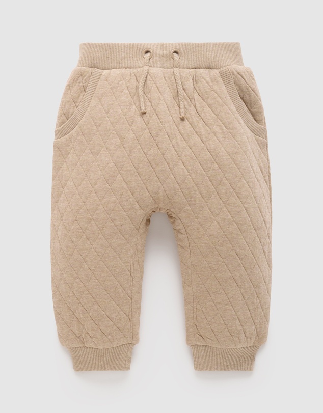 Purebaby - Quilted Track Pants -Kids-Babies
