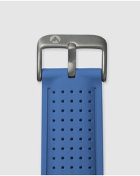 Maxum - Raglan Band Blue Silicone Strap Gunmetal Buckle
