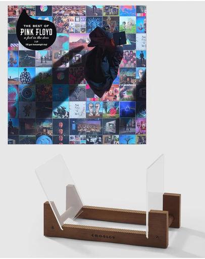Sony Music - Pink Floyd The Best Of Pink Floyd: A Foot In The Door Vinyl Album & Crosley Record Storage Display Stand