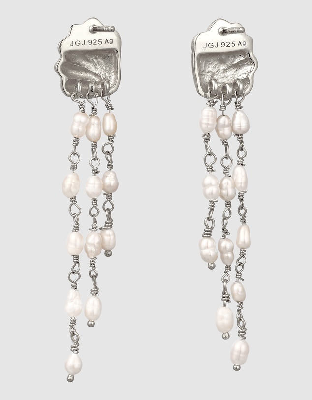 Haze & Glory - ICONIC EXCLUSIVE - Earrings Hanger Serene Shell 925 Sterling Silver