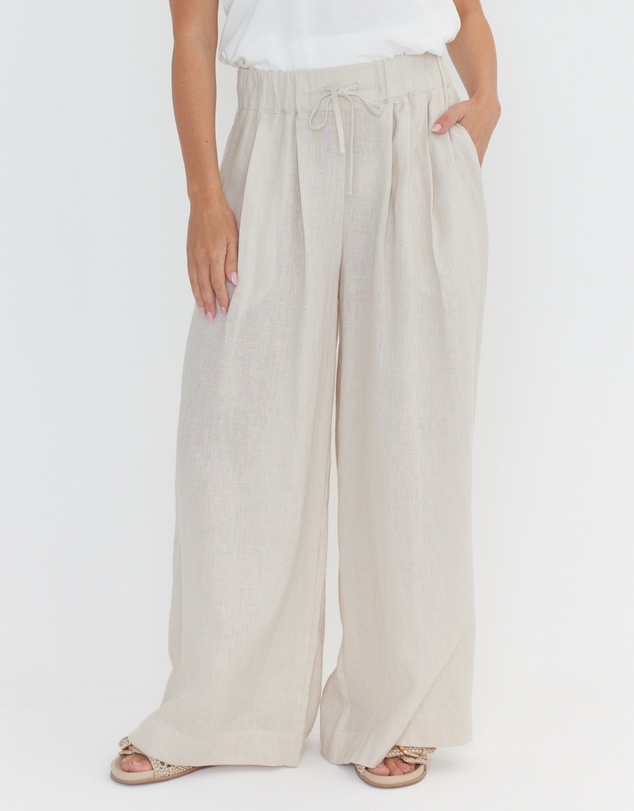 ALEXANDRA - Teri Pants Stone
