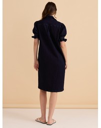 Betty Basics - Scallop Denim Dress