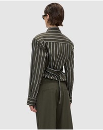 CAMILLA AND MARC - Tari Strong Shoulder Short Trench Coat