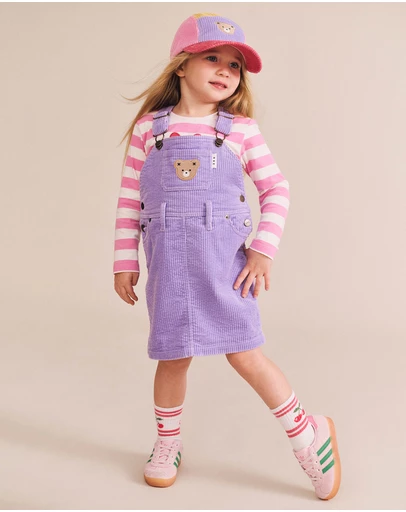 Huxbaby - Classic Cord Pinafore Dress - Babies-Kids