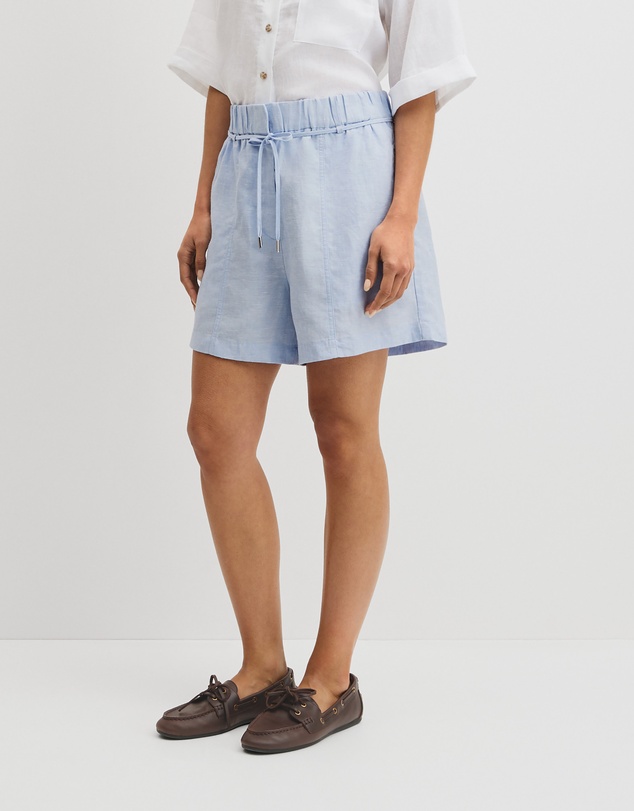 Country Road - Pull On Linen Short
