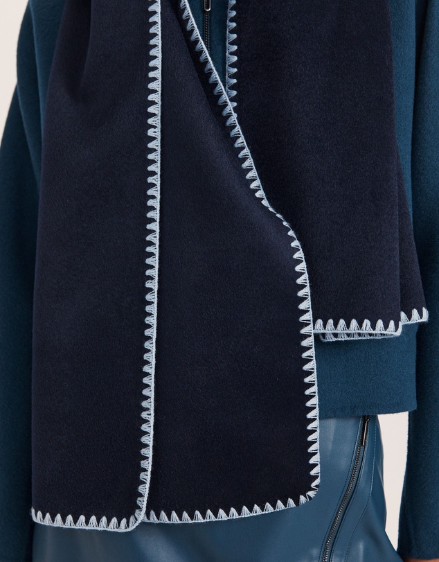 SABA - Kayla Contrast Stitch Scarf