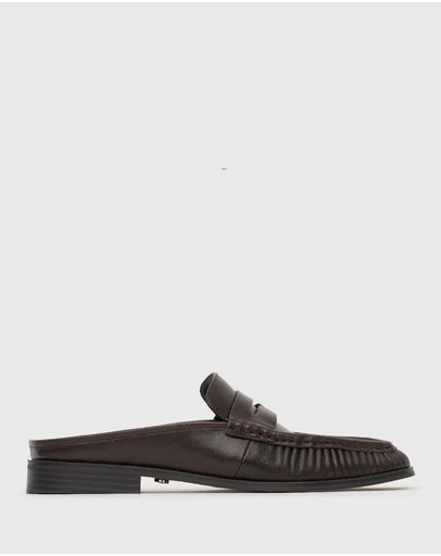 Betts - Harlow Leather Mule Loafers